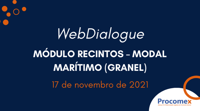 WebDialogue Módulo Recintos - Modal Marítimo (Granel)